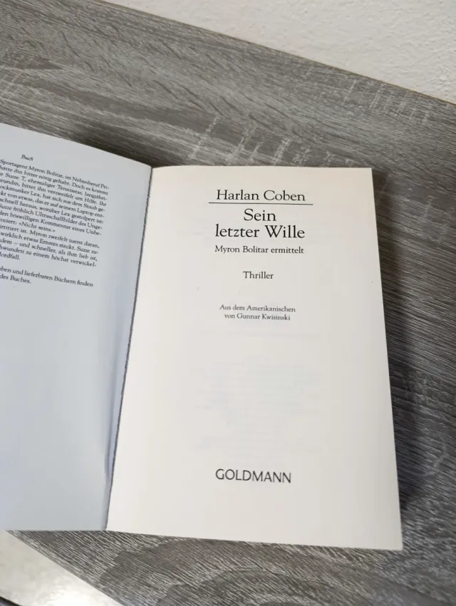 Sein letzter Wille Thriller