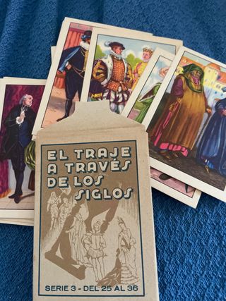 Álbum cromos El Traje a Través de los Siglos