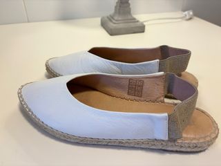 Alpargatas Mimao Piel Blanca Talla 38