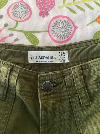 Pantalón cargo verde