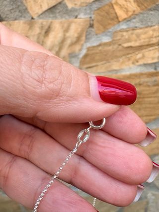 Colgante y cadena plata 925