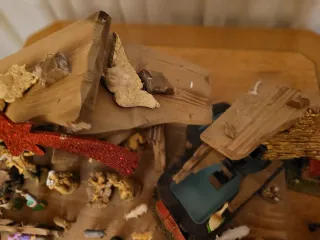 Belén Navidad Madera Artesanal