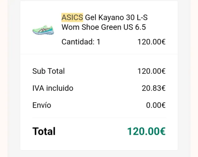ASICS Gel Kayano 30 Mujer,una puesta, Número 37
