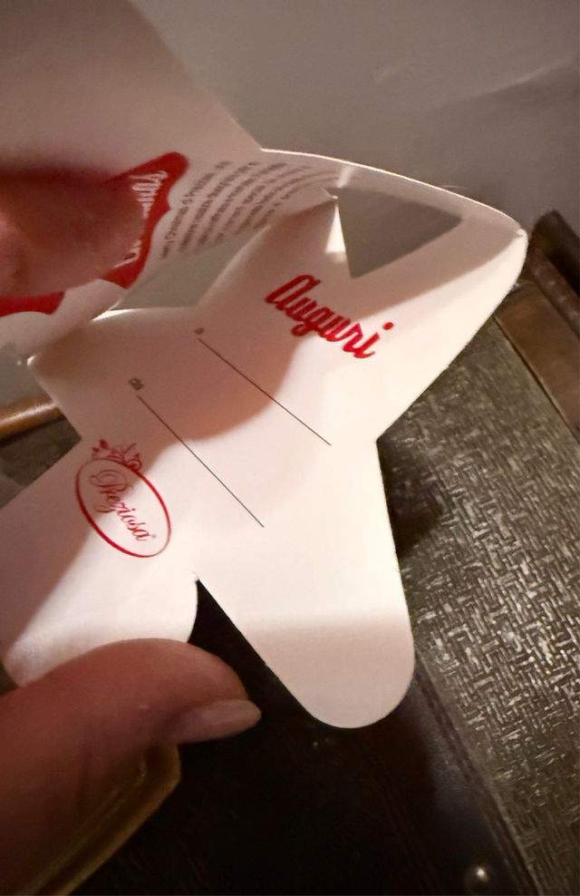 Set Asciugamani Regalo Natale Oro Bianco