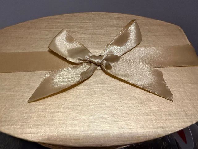 Set Asciugamani Regalo Natale Oro Bianco