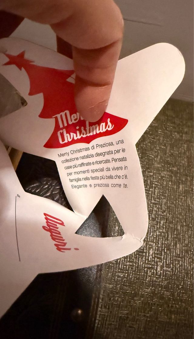 Set Asciugamani Regalo Natale Oro Bianco