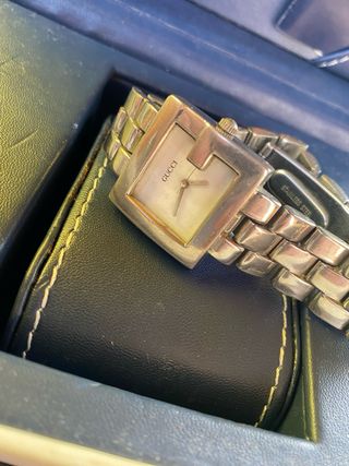 Orologio Gucci G Quadrato Acciaio Vintage