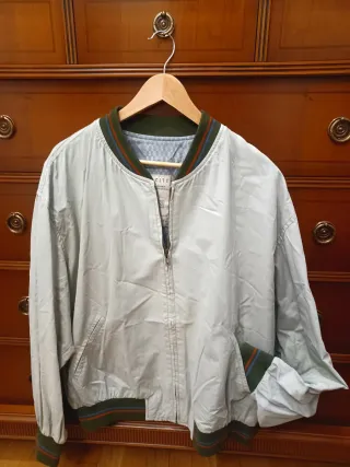 Cazadora Bomber Vintage Cruda Talla 54 UNISEX 