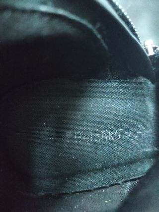 Botines Bershka negros tacón plataforma