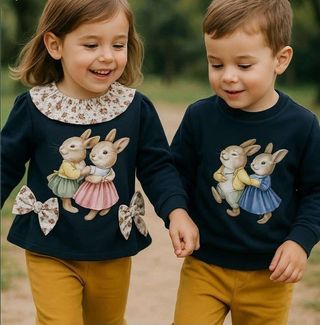 Conjunto 2 piezas para niño y niña pequeños