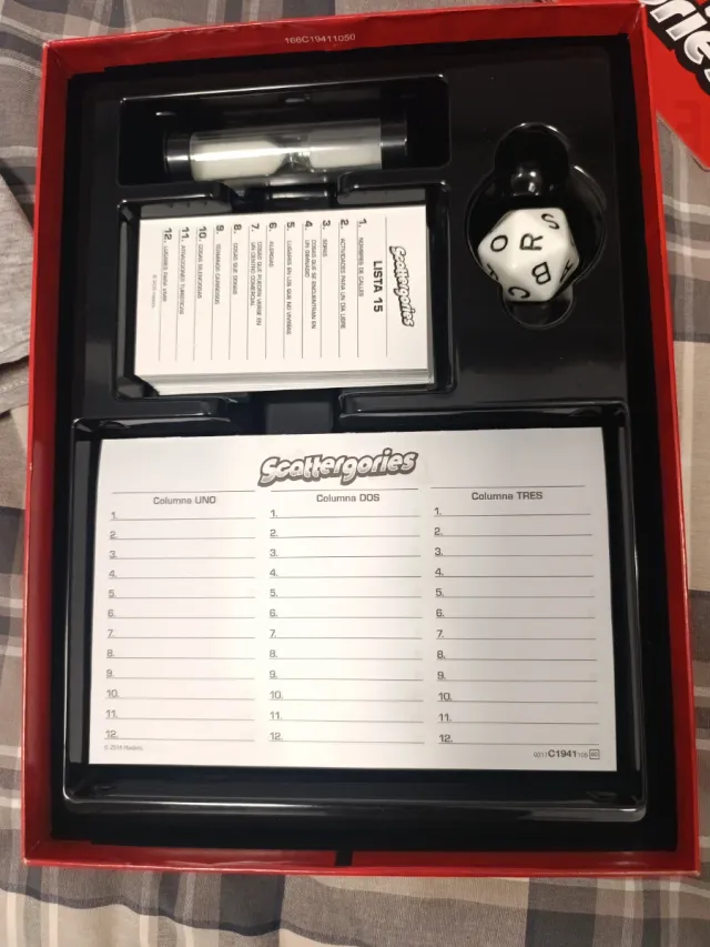 Scattergories Juego de Mesa Hasbro Gaming