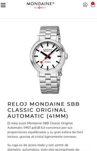 reloj suizo automático