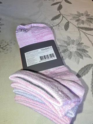 Skechers Active 5 pares calcetines mujer rosa
