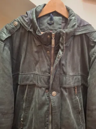 Parka caballero verde