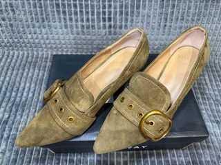 Tacones Sissei Mujer Talla 40 Verde Oliva