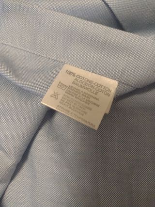 Camisa azul de vestir