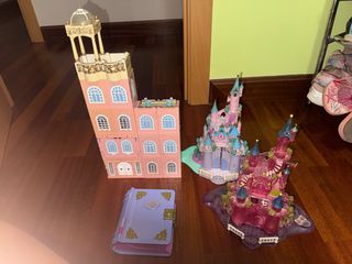 Lote Polly Pocket Vintage Castillos y apartamento