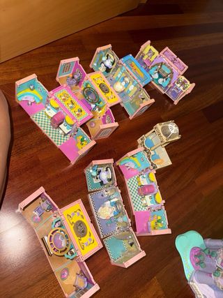 Lote Polly Pocket Vintage Castillos y apartamento