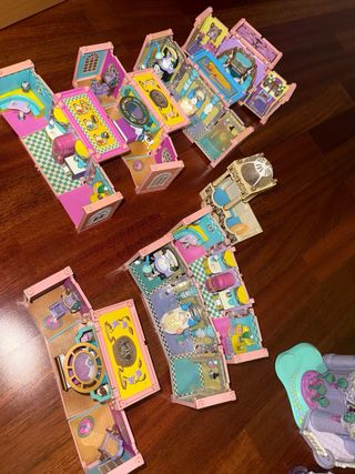Lote Polly Pocket Vintage Castillos y apartamento