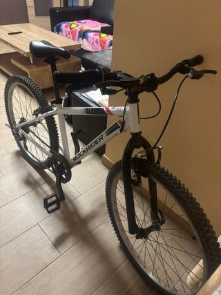 Bicicleta Rockrider ST100 Blanca