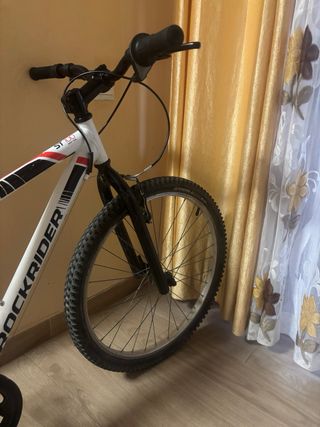 Bicicleta Rockrider ST100 Blanca