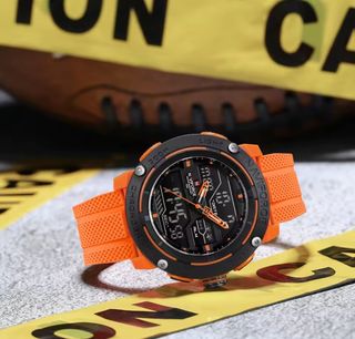 Reloj Naviforce Hombre Negro Naranja