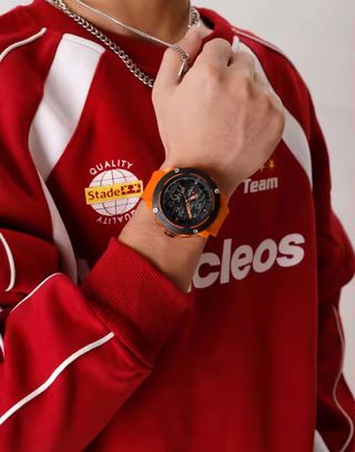 Reloj Naviforce Hombre Negro Naranja