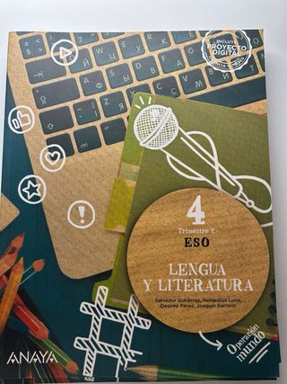 Libros de lengua y literatura (4’ESO)