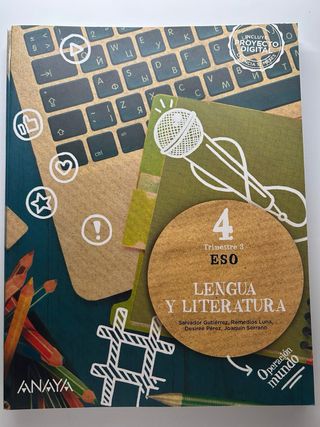 Libros de lengua y literatura (4’ESO)