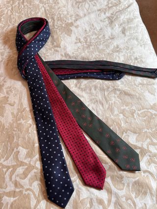 Lote 3 corbatas niño