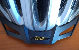 Casco de bicicleta Crivit plateado