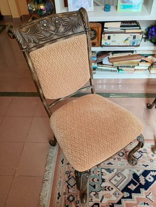 Mesa Cristal Salón + 4 Sillas
