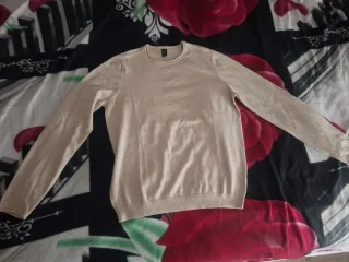 Maglietta beige girocollo