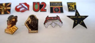 Lote pins grupo música