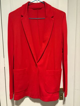 Americana punto Benetton roja