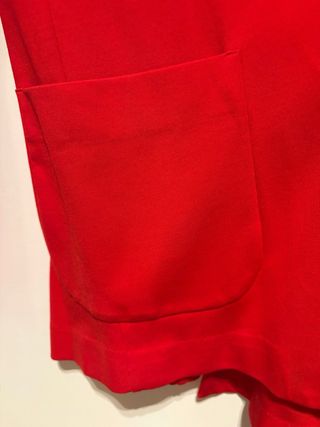 Americana punto Benetton roja