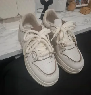 Zapatillas deportivas beig claro mujer