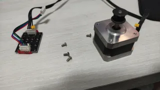 Motor paso a paso Ender 3 eje X con cable