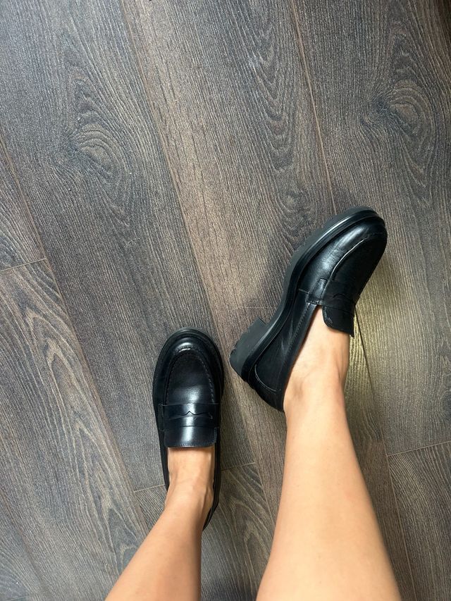 Mocasines Pitillos Negros