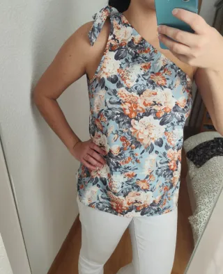 Blusa floral multicolor