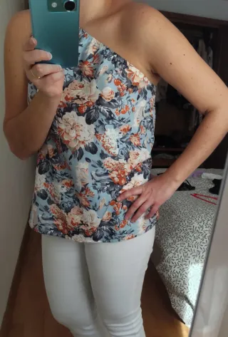 Blusa floral multicolor