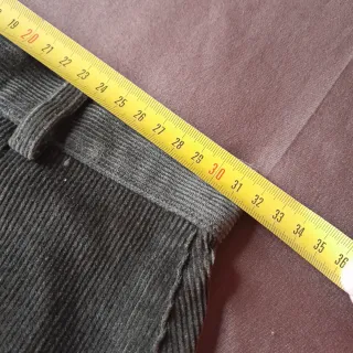 Minifalda vintage pana Burberry verde oliva