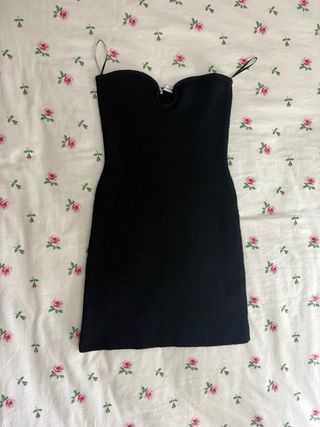 Tubino corto nero Mango