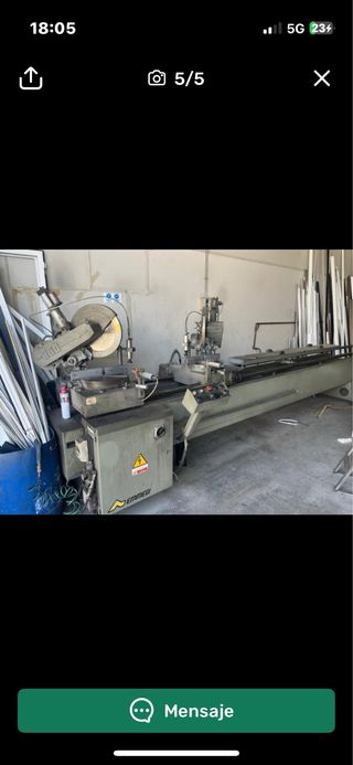 Tronzadora EMMEGI Aluminio Doble Cabezal