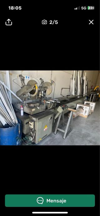 Tronzadora EMMEGI Aluminio Doble Cabezal