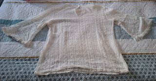 Camiseta encaje mujer T.M