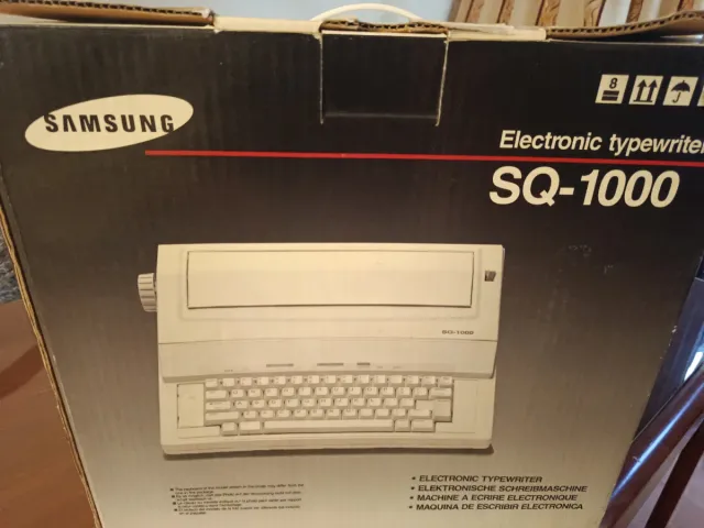 Máquina Escribir Electrónica Samsung SQ-1000