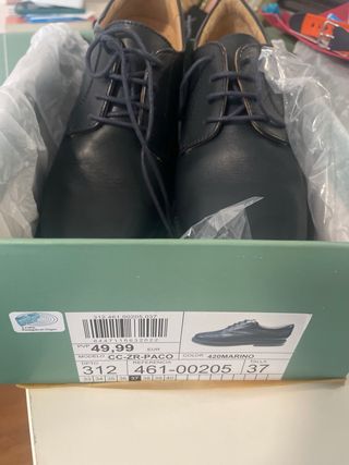 Zapato comunión Coconut 37 azul marino.