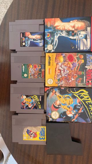 Lote Juegos NES: Terminator 2, Arch Rivals, Skate