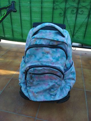 Mochila Tutto niña usada multicolor